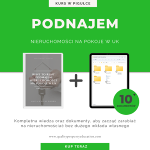 PODNAJEM NIERUCHOMOŚCI W UK | KSIĄŻKA + DOKUMENTY